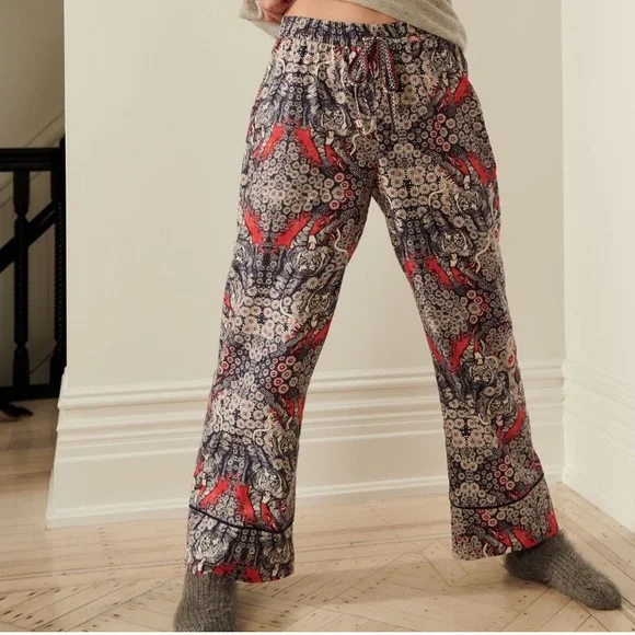 NWT Anthropologie Artist Flannel Pajama Pants. Size medium - Picture 3 of 10